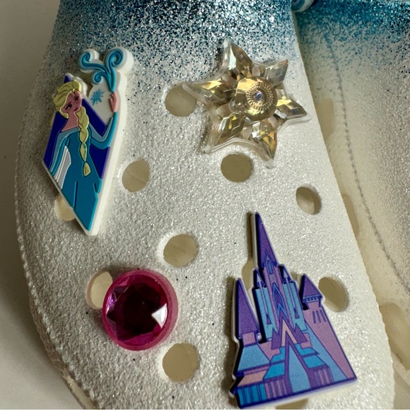 NWT. Crocs Disney Frozen Clogs size 10 by Crocs. platform crocs shoes - Picture 5 of 14